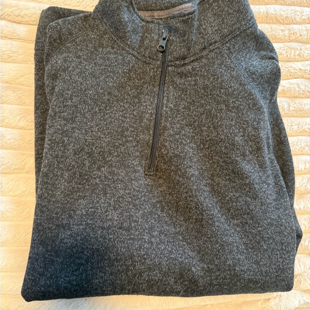 Old Navy Men's Zip-Up Sweater - Dark Heather Gray